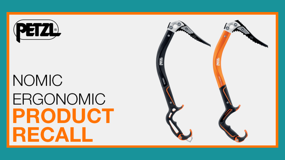 Petzl tilbakekaller isøkser