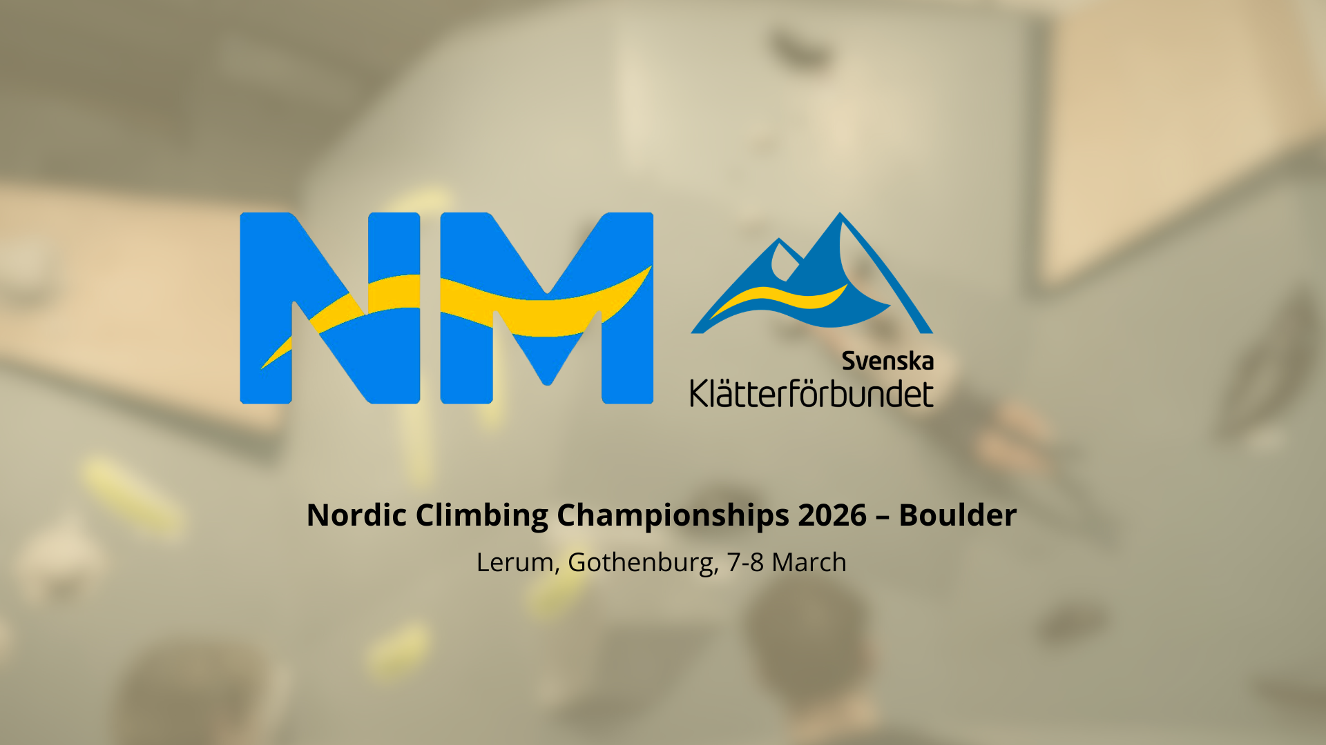 Norske deltakere til Nordisk Mesterskap – Buldring